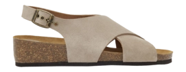 Sandalen Scholl Amelie Suede Damen Dark Beige