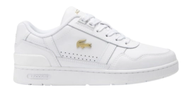 Sneaker Lacoste T-Clip Damen White Gold