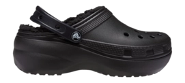 Sandales Crocs Femme Classic Platform Lined Clog Black