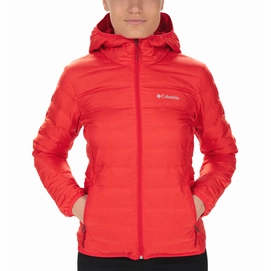 Jas Columbia Women Lake 22 Down Hooded Red Lily