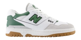 New Balance Unisex BB550ESB White/Nori/Brighton Grey