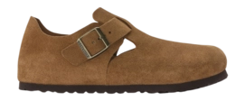 Clog Birkenstock London Suede Damen Mink