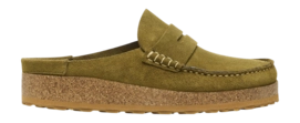 Klomp Birkenstock Men Naples Suede Leather Pine Green