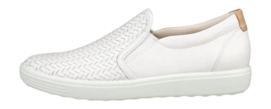 Sneaker ECCO Women Soft 7 Slip On Woven White