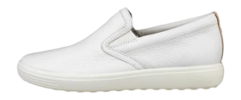 Baskets ECCO Femme Soft 7 Slip On Pebble White Powder