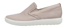 Sneaker ECCO Women Soft 7 Slip On Pebble Grey Rose Powder
