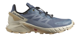 Chaussures de Trail Salomon Homme Supercross 4 GTX Bering Sea Feather Grey