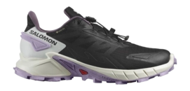 Trailrunningschuhe Salomon Supercross 4 GTX Damen Black Vanilla Orchid Petal