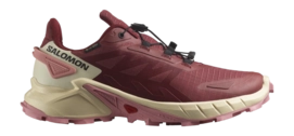 Trail running Shoe Salomon Women Supercross 4 GTX Cow Hide Syrah Blush
