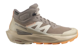 Wanderschuhe Salomon Elixir Activ Mid GTX Damen Falcon White Pepper Papaya