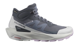 Wanderschuhe Salomon Elixir Activ Mid GTX Damen India Ink Glacier Gray Orchid Petal