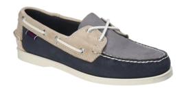 Bootsschuhe Sebago Portland Spinnaker Nubuck Herren Blue-Navy Off-White