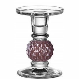 Kandelaar Leonardo Poesia 13 cm Rood