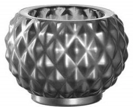 Theelichthouder Leonardo Poesia Zilver 5 cm