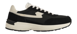 Baskets Stepney Workers Club Homme Osier S-Strike Suede Mix Black