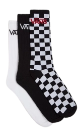 Socken Vans Classic Crew Herren Black/White (3er-Pack)