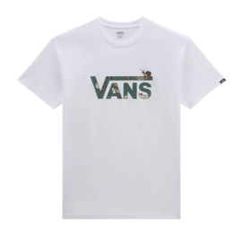 T-shirt Vans Homme Snail Trail Tee-B White