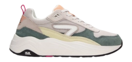 HUB Women Glide S43 Lt Bone Off White Leaf Green