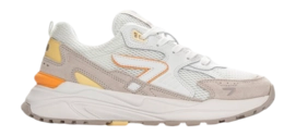 Baskets HUB Femme Grid S48 White Papaya White-Bone
