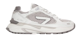 Baskets HUB Femme Slam L24 Mid Grey White Mid Grey
