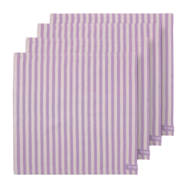 Napkin Pip Studio Stripes Lilac (Set of 4)