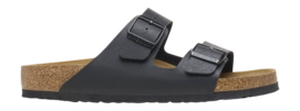 Slipper Birkenstock Arizona Mixed Leather Herren Saffiano BF Black Regular
