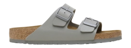 Slipper Birkenstock Arizona Mixed Leather Herren Saffiano BF Stone Coin Regular