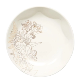 Assiette à Pâte Essenza Masterpiece Off White 21 cm (Lot de 4)