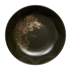 Assiette à Pâte Essenza Masterpiece Dark Green 21 cm (Lot de 4)