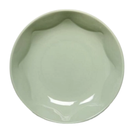 Assiette à Pâte Essenza Sculpture Stone Green 21 cm (Lot de 4)