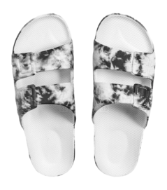 Slipper Freedom Moses Kids Fancy Bandhani White