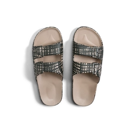 Slipper Freedom Moses Kids Fancy Panama Smoke