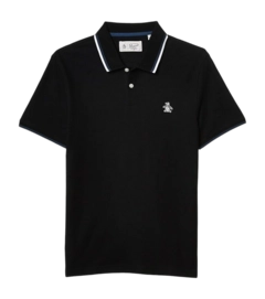 Polo Original Penguin Homme Sticker Pete True Black