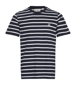 T-Shirt Original Penguin Homme Breton Stripe Dark Sapphire