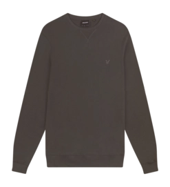 Pull Lyle & Scott Homme Tonal Eagle Crew Neck Sweatshirt Gunmetal