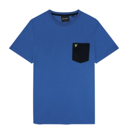 T-Shirt Lyle & Scott Men Contrast Pocket T-Shirt Spring Blue/Jet Black '24