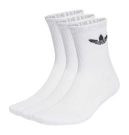 Socks Adidas Unisex Trefoil Cushion White (3 pack) '24