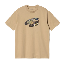 T-shirt Carhartt WIP Unisexe S/S Palette Sable