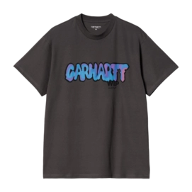 T-shirt Carhartt WIP Unisexe S/S Drip Charcoal