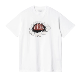 T-shirt Carhartt WIP Unisex S/S Pixel Fleur White