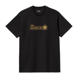 T-shirt Carhartt WIP Unisexe S/S 313 Star Black
