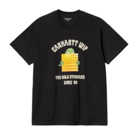 T-Shirt Carhartt WIP Unisexe S/S Gold Standard Black