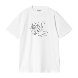 T-Shirt Carhartt WIP Unisexe S/S Tools For Life White / Black