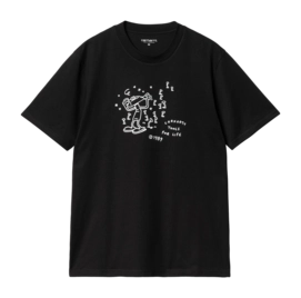 T-Shirt Carhartt WIP Unisexe S/S Tools For Life Black / White