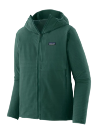 Zip Sweatshirt Patagonia Men's R1 TechFace Hoody Conifer Green