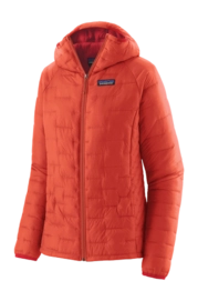 Veste Patagonia Femme Micro Puff Hoody Pimento Red