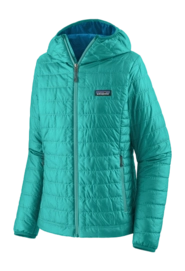 Jacket Patagonia Women's Nano Puff Hoody Jacket Subtidal Blue