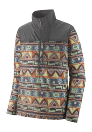 Jacket Patagonia Men's Houdini Stash 1/2 Zip P/O High Hopes Geo: Forge Grey Jumper