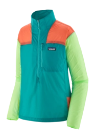 Pullover Patagonia Houdini Stash 1/2 Zip P/O Damen Subtidal Blue