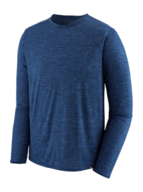 T-Shirt Patagonia Men's L/S Cap Cool Daily Shirt Viking Blue / Navy Blue X/Dye